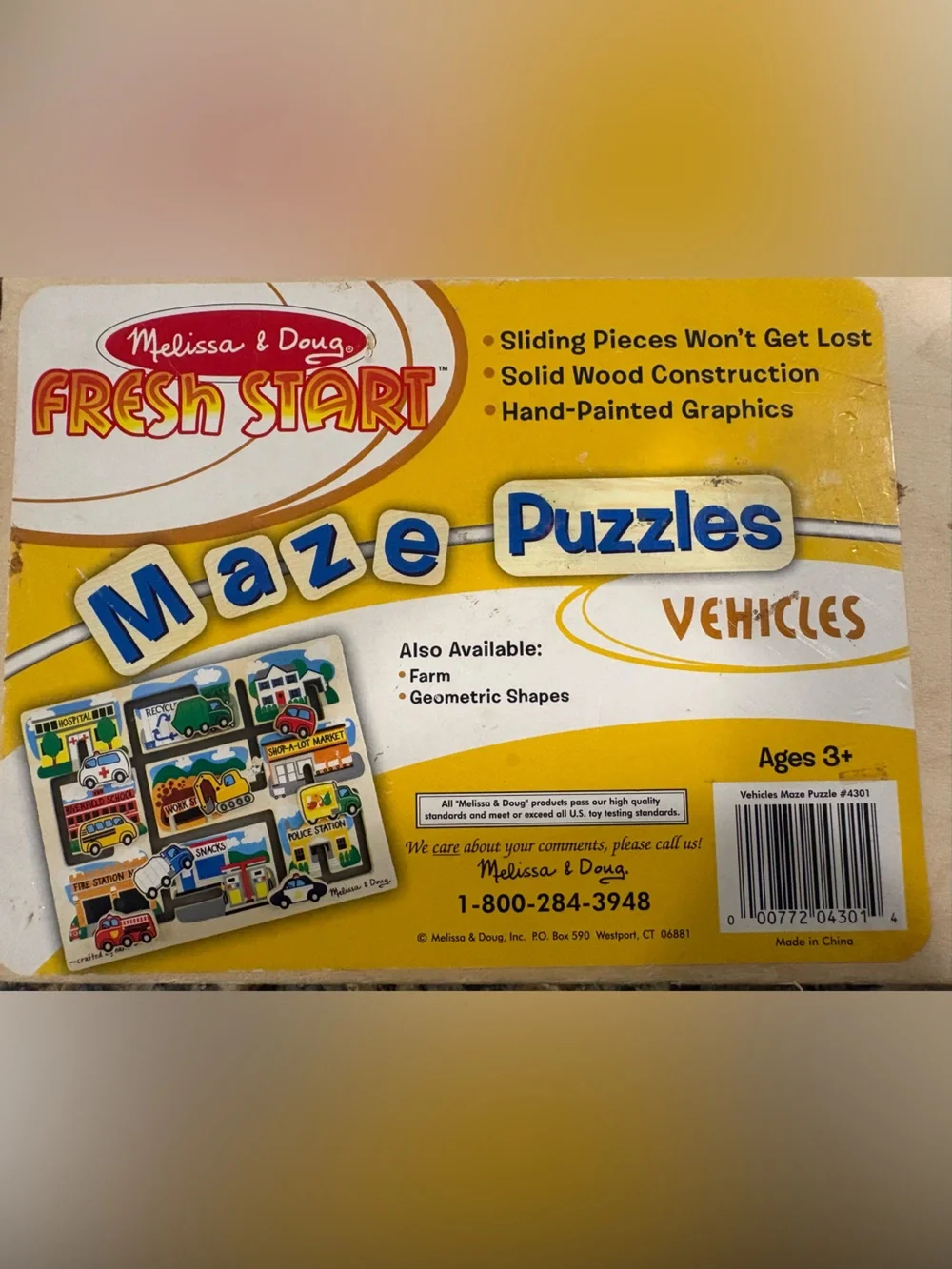 Melissa & Doug Kids Wooden Community Puzzle - Multi Color and Playschool puzzle
